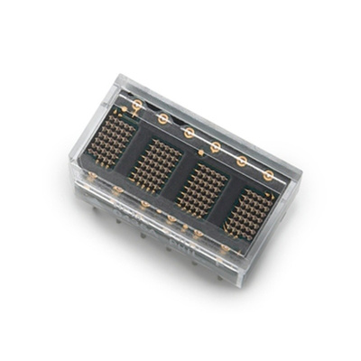 HCMS-2902 Broadcom 4 Digit Dot Matrix LED Display, 5 x 7 Dot Matrix Red 270 μcd 3.7mm