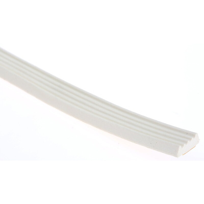 RS PRO White Foam Tape, 8mm x 16.5m, 3mm Thick
