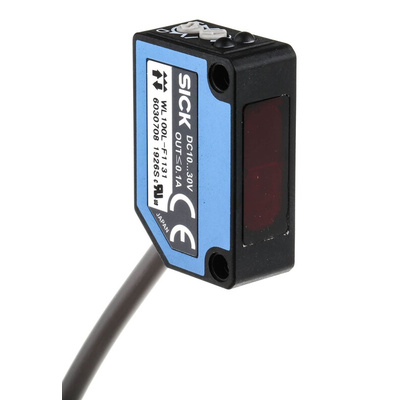 Sick Retroreflective Photoelectric Sensor, Block Sensor, 0.08 → 12 m Detection Range