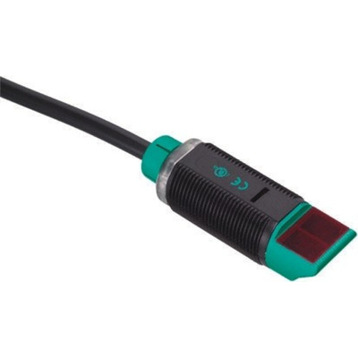 Pepperl + Fuchs Retroreflective Photoelectric Sensor, Barrel Sensor, 3.5 m Detection Range