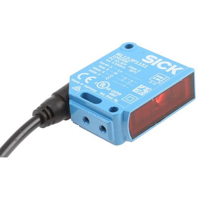 Sick Retroreflective Photoelectric Sensor, Block Sensor, 2 m Detection Range