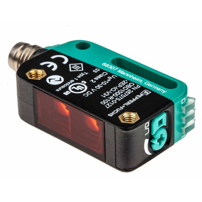 Pepperl + Fuchs Diffuse Photoelectric Sensor, Block Sensor, 2 mm → 1 m Detection Range IO-LINK
