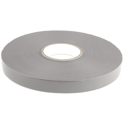 RS PRO Grey Foam Tape, 25mm x 33m, 1.1mm Thick