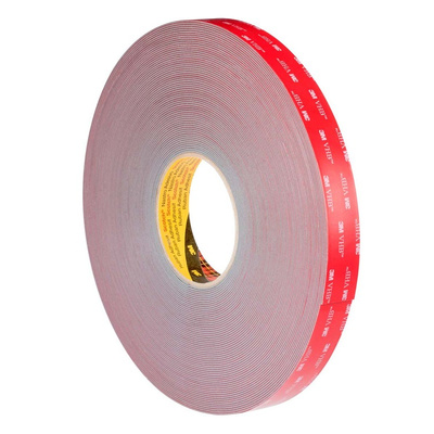 3M GPH-060GF, VHB™ Grey Foam Tape, 19mm x 33m, 0.6mm Thick