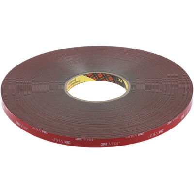 3M GPH-110GF, VHB™ Grey Foam Tape, 12mm x 33m, 1.1mm Thick