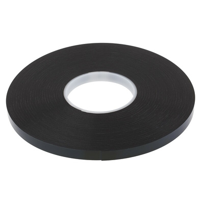 Hi-Bond HPS 080B Black Foam Tape, 12mm x 33m, 0.8mm Thick