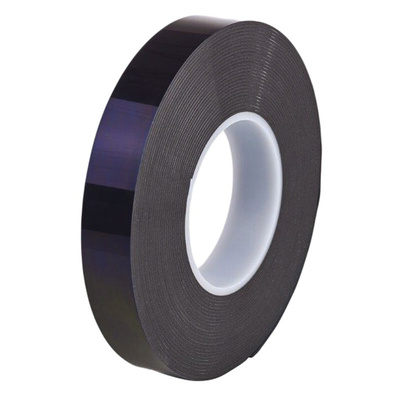 Hi-Bond HPS 120B Black Foam Tape, 25mm x 33m, 1.2mm Thick