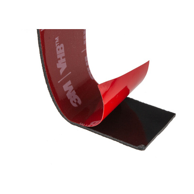 3M 5952F, VHB™ Black Foam Tape, 19mm x 11m, 1.1mm Thick