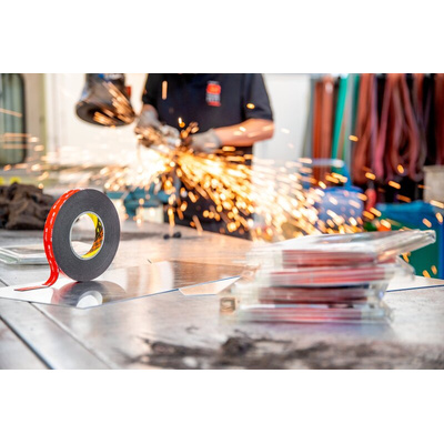3M 5962F, VHB™ Black Foam Tape, 19mm x 8m, 1.6mm Thick
