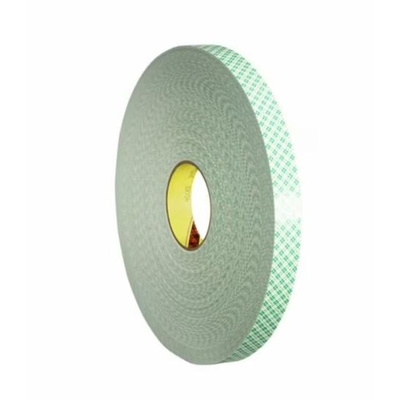 3M SCOTCH 4032, 4032 White Foam Tape, 25mm x 66m, 0.8mm Thick