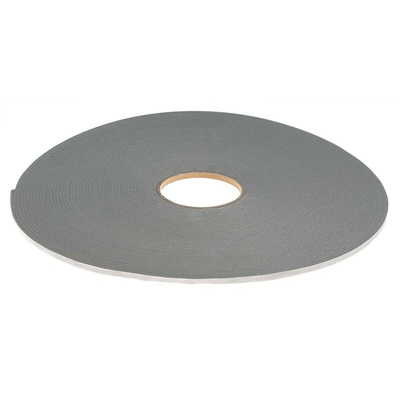 RS PRO Grey Foam Tape, 6mm x 30m, 3mm Thick
