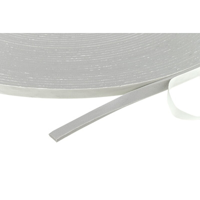 RS PRO Grey Foam Tape, 9mm x 30m, 3mm Thick