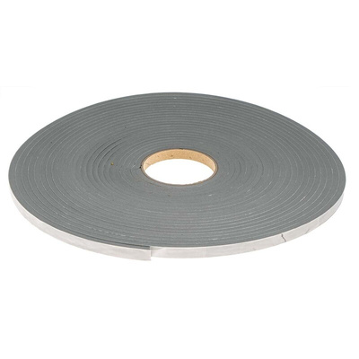 RS PRO Grey Foam Tape, 12mm x 15m, 6mm Thick