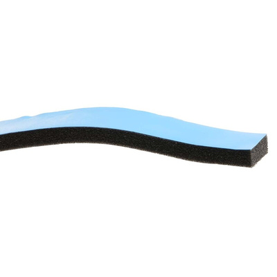 RS PRO Black Foam Tape, 12mm x 31m, 3.2mm Thick