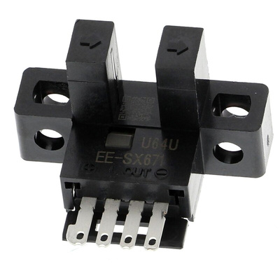 Omron Through Beam Photoelectric Sensor, Fork Sensor, 5 mm Detection Range
