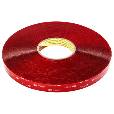 3M 4910F, VHB™ Clear Foam Tape, 19mm x 33m, 1mm Thick