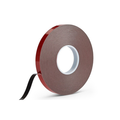 RS PRO VST 5064B Black Foam Tape, 19mm x 33m, 0.64mm Thick