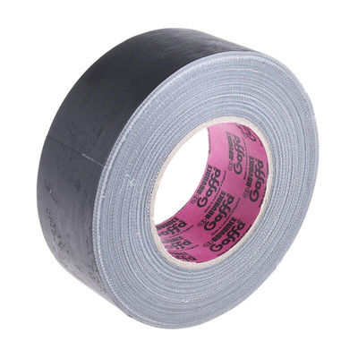 Advance Tapes AT200 Black Matt Gaffa Tape, 50mm x 50m, 0.26mm Thick