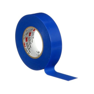 3M Temflex Blue Vinyl Electrical Tape, 15mm x 10m