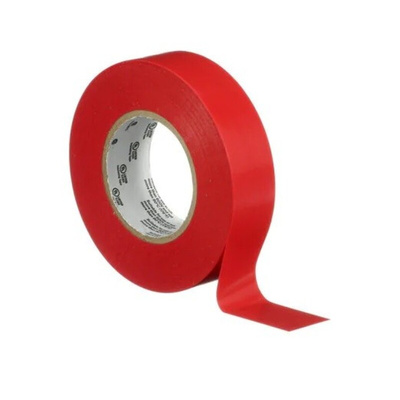 3M Temflex 165 Red Vinyl Electrical Tape, 15mm x 10m