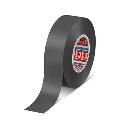 Tesa Premium Soft Grey PVC Electrical Tape, 19mm x 33m