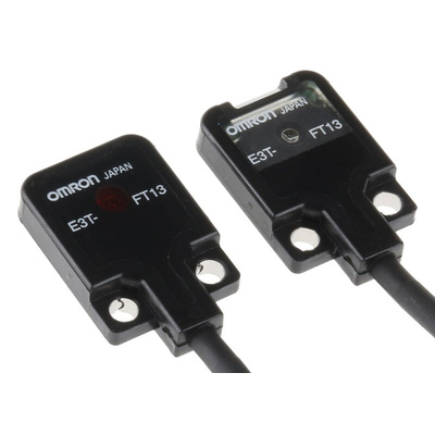 Omron Through Beam Photoelectric Sensor, Block Sensor, 500 mm Detection Range