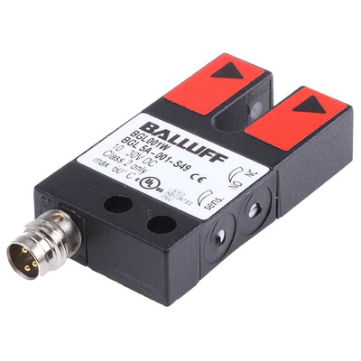 BALLUFF Through Beam Photoelectric Sensor, Fork Sensor, 5 mm Detection Range