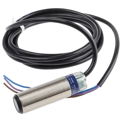 Telemecanique Sensors Through Beam Photoelectric Sensor, Barrel Sensor, 15 m Detection Range