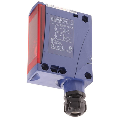 Telemecanique Sensors Through Beam Photoelectric Sensor, Block Sensor, 40 m Detection Range