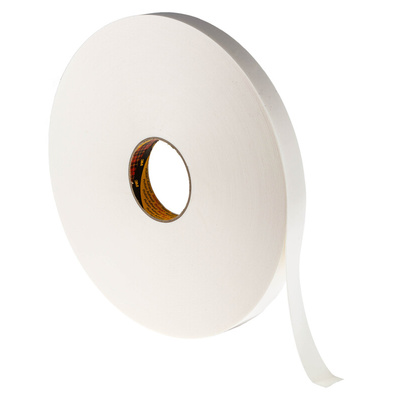 3M SCOTCH 9546 White Foam Tape, 25mm x 66m, 1.15mm Thick