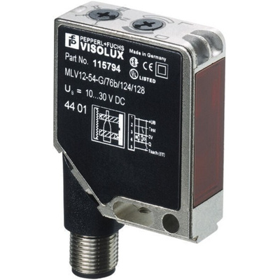 Pepperl + Fuchs Retroreflective Photoelectric Sensor, Block Sensor, 6.5 m Detection Range