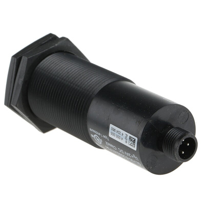 Pepperl + Fuchs Diffuse Photoelectric Sensor, Barrel Sensor, 100 mm → 2.5 m Detection Range