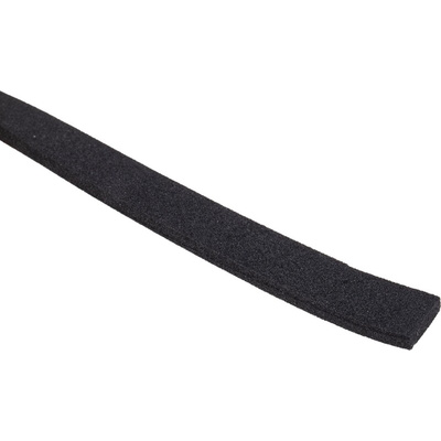 RS PRO Black Foam Tape, 15mm x 10m, 3mm Thick