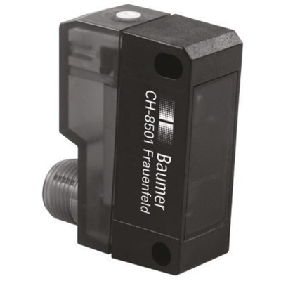 Baumer Diffuse Photoelectric Sensor, Block Sensor, 20 mm → 350 mm Detection Range