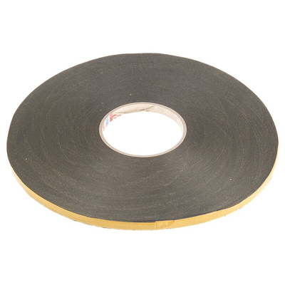 Tesa 62934 Black Adhesive Foam Tape, 9mm x 50m, 0.8mm Thick