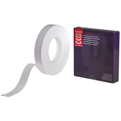 Hi-Bond VST 7025W White Foam Tape, 25mm x 33m, 0.25mm Thick