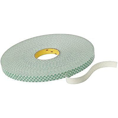 3M 4032 White Foam Tape, 19mm x 66m, 0.8mm Thick
