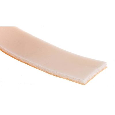 RS PRO White Foam Tape, 25mm x 6m, 3.2mm Thick