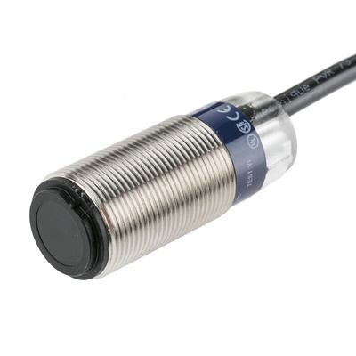 Telemecanique Sensors Through Beam Photoelectric Sensor, Barrel Sensor, 15 m Detection Range