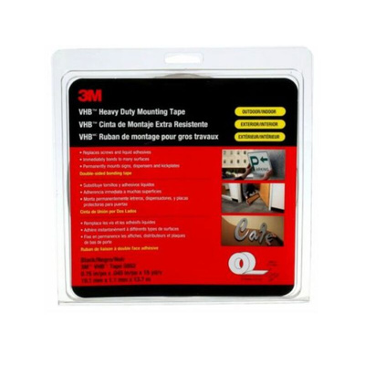 3M 5952F, VHB™ Black Foam Tape, 19mm x 14m, 1.1mm Thick