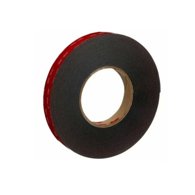 3M 5952F, VHB™ Black Foam Tape, 12mm x 33m, 1.1mm Thick