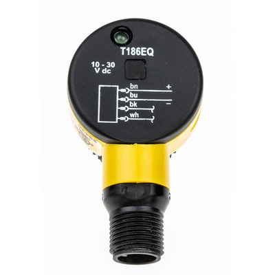 Banner Through Beam Photoelectric Sensor, Barrel Sensor, 20 m Detection Range