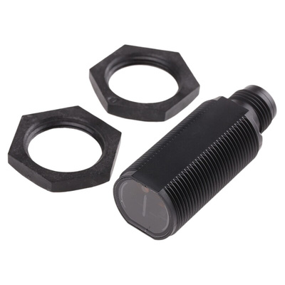 Omron Diffuse Photoelectric Sensor, Barrel Sensor, 100 mm Detection Range