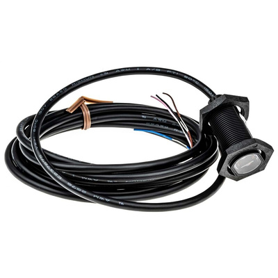 Omron Diffuse Photoelectric Sensor, Barrel Sensor, 1 m Detection Range