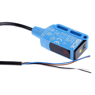 Sick Retroreflective Photoelectric Sensor, Block Sensor, 0 → 400 mm Detection Range