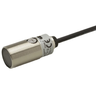 Omron Diffuse Photoelectric Sensor, Barrel Sensor, 1 m Detection Range