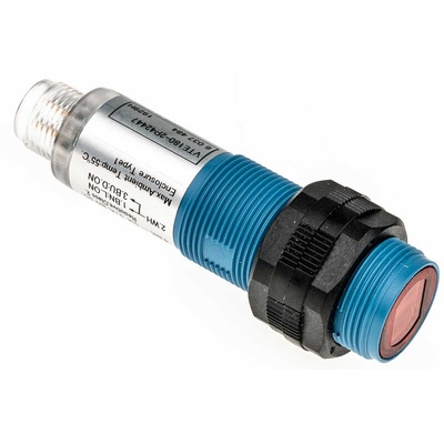 Sick Background Suppression Photoelectric Sensor, Barrel Sensor, 1 mm → 500 mm Detection Range