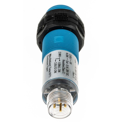 Sick Background Suppression Photoelectric Sensor, Barrel Sensor, 1 mm → 500 mm Detection Range