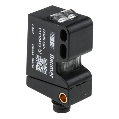 Baumer Diffuse Photoelectric Sensor, Block Sensor, 30 mm → 200 mm Detection Range