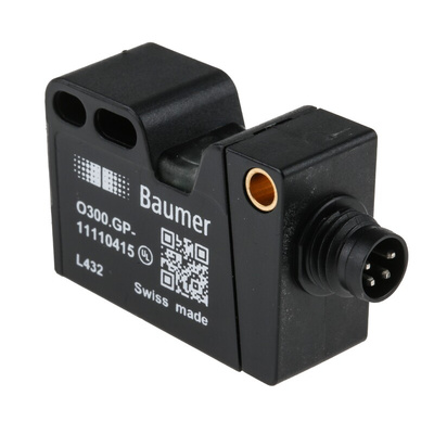 Baumer Diffuse Photoelectric Sensor, Block Sensor, 30 mm → 200 mm Detection Range